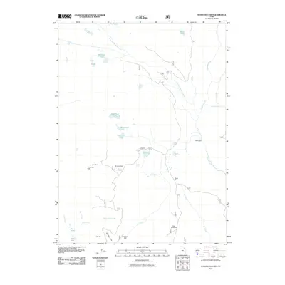 2011 Map of Rasmussen Lakes, 2011 Print
