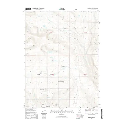 2014 Map of Rasmussen Lakes, 2014 Print