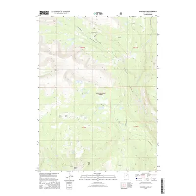2017 Map of Rasmussen Lakes, 2017 Print