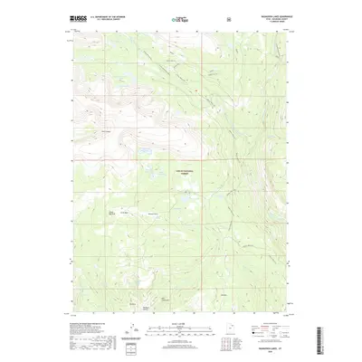 2020 Map of Rasmussen Lakes, 2020 Print