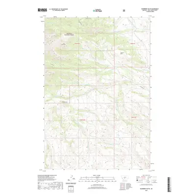 2020 Map of Raspberry Butte, 2020 Print