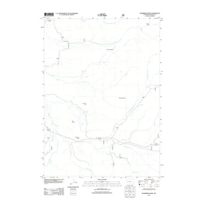 2012 Map of Raspberry Ridge, 2012 Print