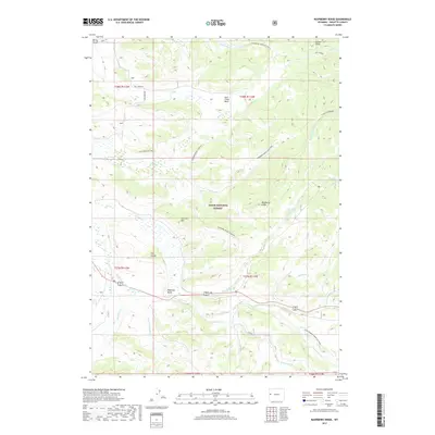 2017 Map of Raspberry Ridge, 2017 Print