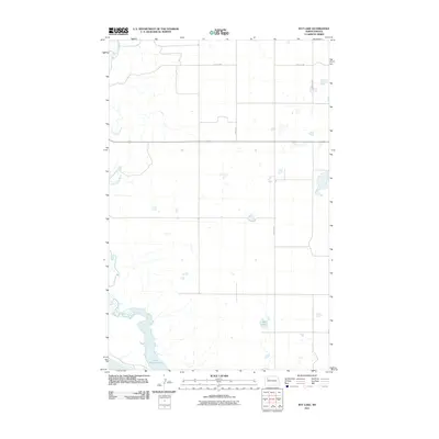 2011 Map of Rat Lake, 2011 Print