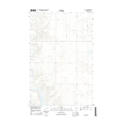 2014 Map of Rat Lake, 2014 Print