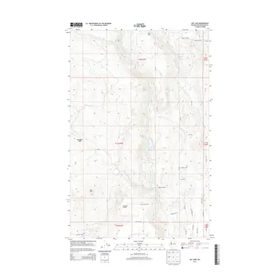 2014 Map of Rat Lake, 2014 Print
