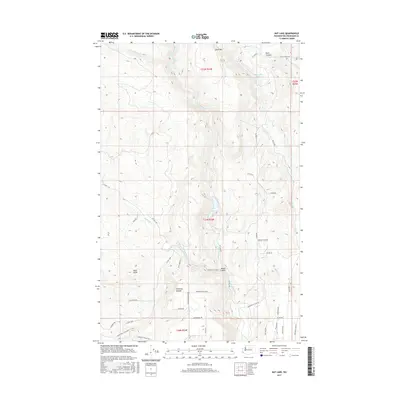2017 Map of Rat Lake, 2017 Print