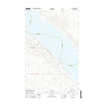 2014 Map of Rat Lake SW, 2014 Print