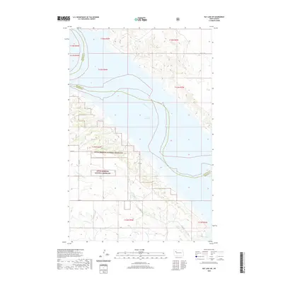 2020 Map of Rat Lake SW, 2020 Print