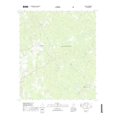 2019 Map of Ratcliff, 2019 Print