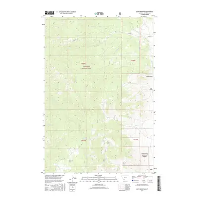 2017 Map of Ratio Mountain, 2017 Print