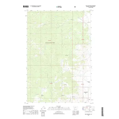 2020 Map of Ratio Mountain, 2020 Print