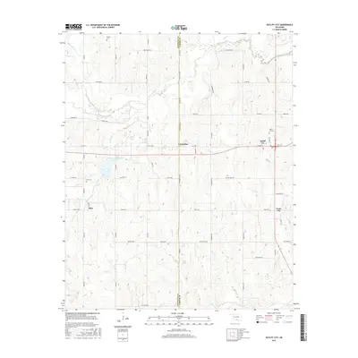 2016 Map of Ratliff City, 2016 Print