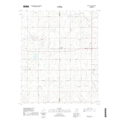 2018 Map of Ratliff City, 2018 Print