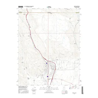 2017 Map of Raton, 2017 Print