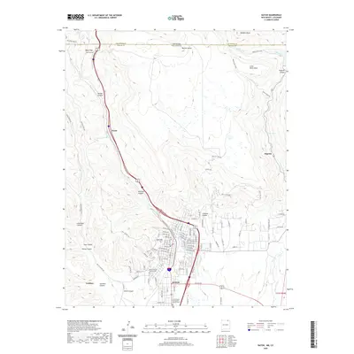 2020 Map of Raton, 2020 Print