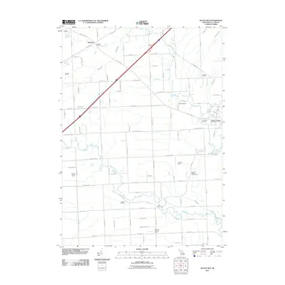 2011 Map of Rattle Run, 2011 Print