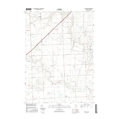 2017 Map of Rattle Run, 2017 Print