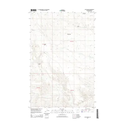 2014 Map of Rattlesnake, 2014 Print