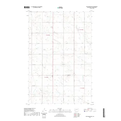 2017 Map of Rattlesnake Butte, 2017 Print