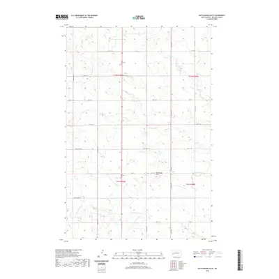 2020 Map of Rattlesnake Butte, 2020 Print