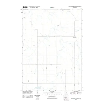 2012 Map of Rattlesnake Butte East, 2012 Print