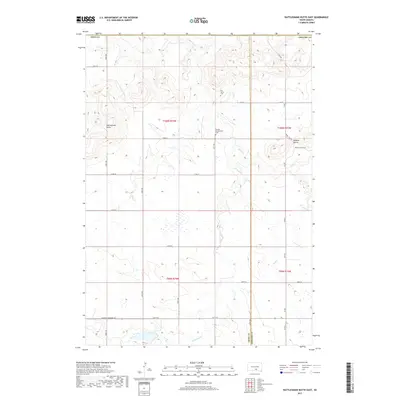 2017 Map of Rattlesnake Butte East, 2017 Print