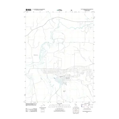 2012 Map of Rattlesnake Butte, 2012 Print