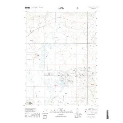 2018 Map of Rattlesnake Butte, 2018 Print