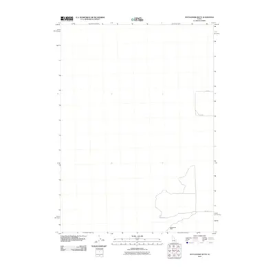 2010 Map of Rattlesnake Butte, 2010 Print