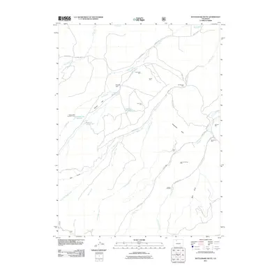 2011 Map of Rattlesnake Butte, 2011 Print