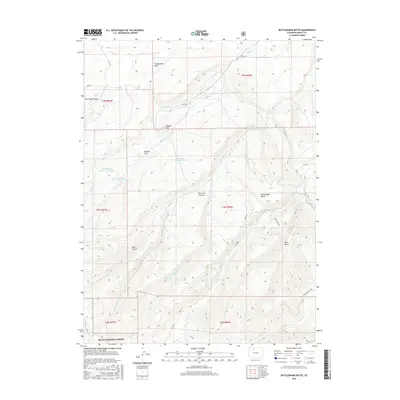 2016 Map of Rattlesnake Butte, 2016 Print
