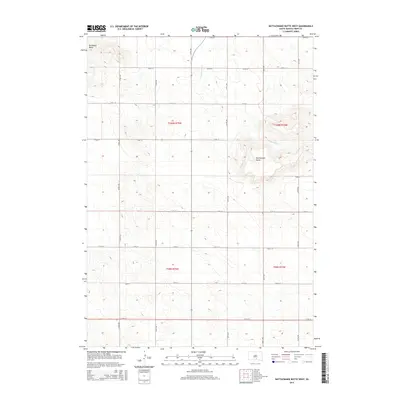 2015 Map of Rattlesnake Butte West, 2015 Print