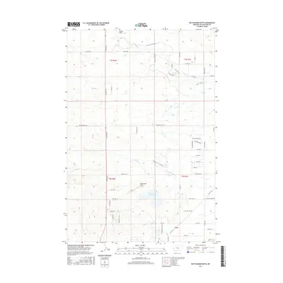 2017 Map of Rattlesnake Butte, 2017 Print