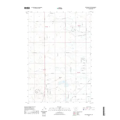 2020 Map of Rattlesnake Butte, 2020 Print