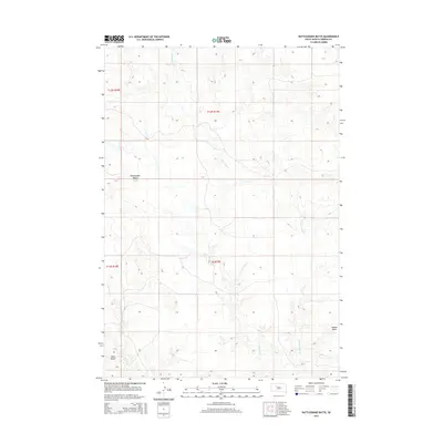 2015 Map of Rattlesnake Butte, 2015 Print