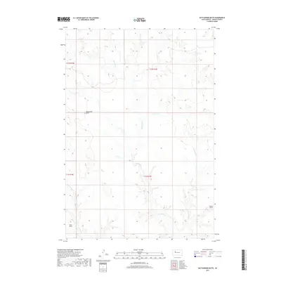 2017 Map of Rattlesnake Butte, 2017 Print