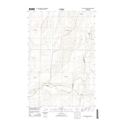 2013 Map of Rattlesnake Canyon, 2013 Print