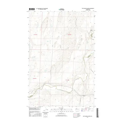 2017 Map of Rattlesnake Canyon, 2017 Print