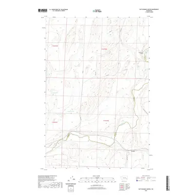 2020 Map of Rattlesnake Canyon, 2020 Print
