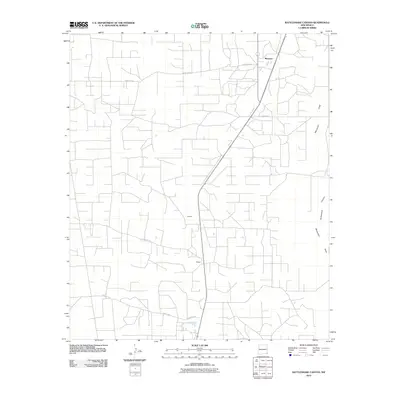 2010 Map of Rattlesnake Canyon, 2010 Print