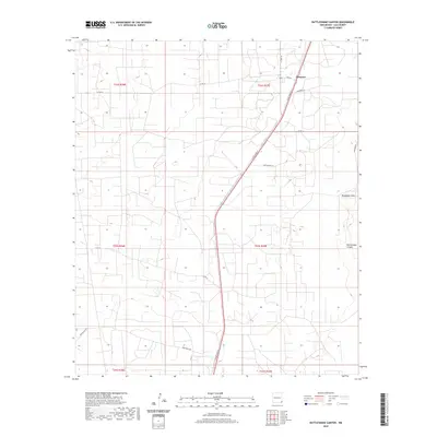 2020 Map of Rattlesnake Canyon, 2020 Print