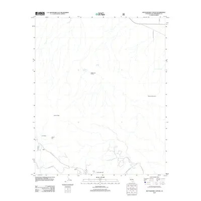 2012 Map of Rattlesnake Canyon, 2012 Print