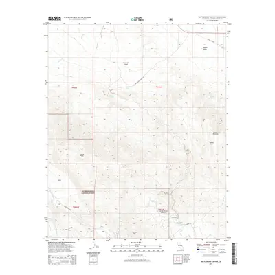 2015 Map of Rattlesnake Canyon, 2015 Print