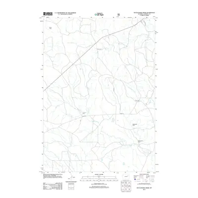 2012 Map of Rattlesnake Draw, 2012 Print