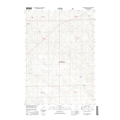 2015 Map of Rattlesnake Draw, 2015 Print
