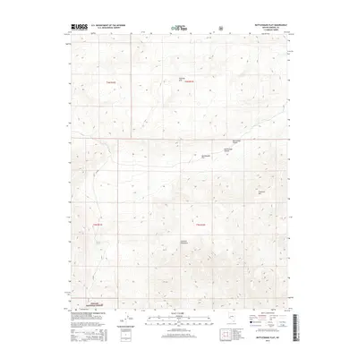 2014 Map of Rattlesnake Flat, 2014 Print