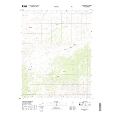 2018 Map of Rattlesnake Flat, 2018 Print