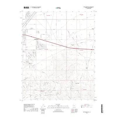 2018 Map of Rattlesnake Hill, 2018 Print