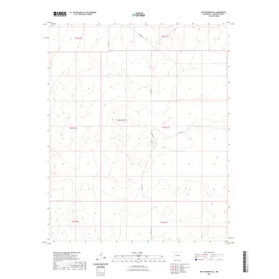 2023 Map of Rattlesnake Hill, 2023 Print